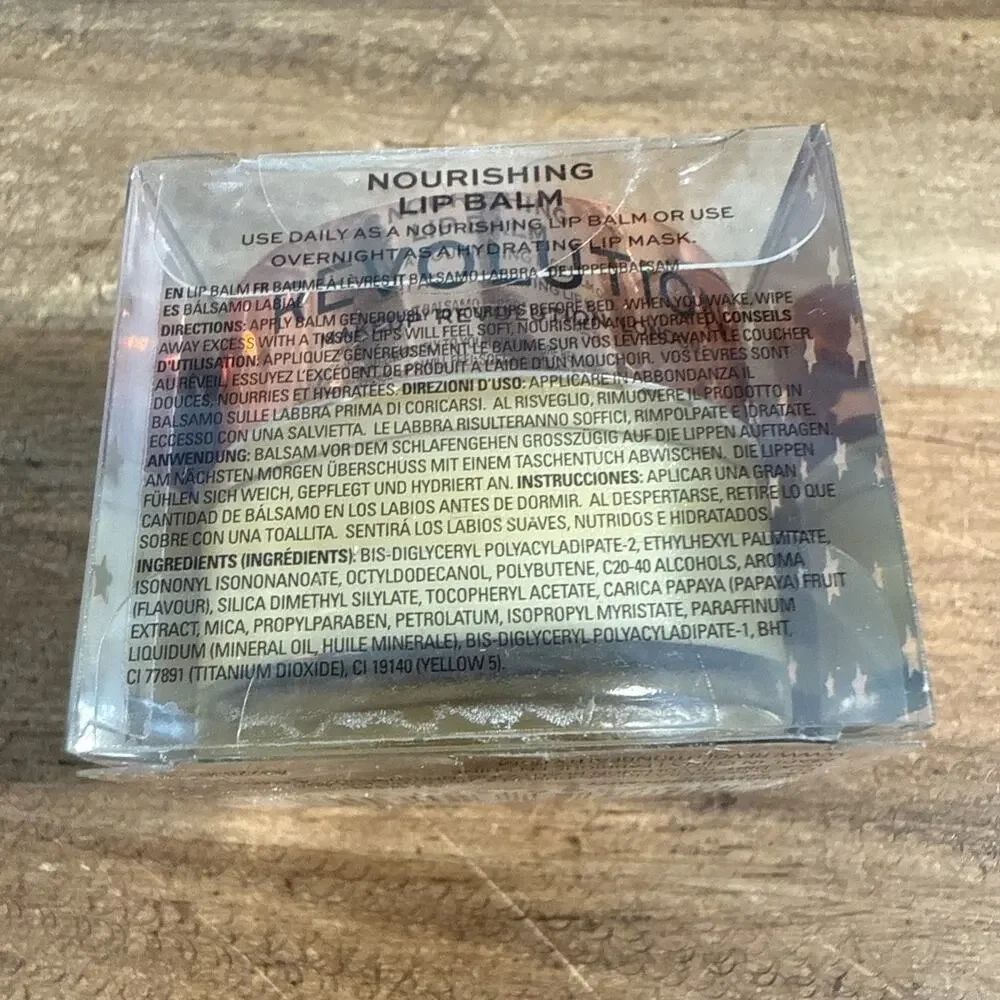 Revolution Overnight Lip Mask Pineapple Crush .42 oz Hydrating Balm NIB